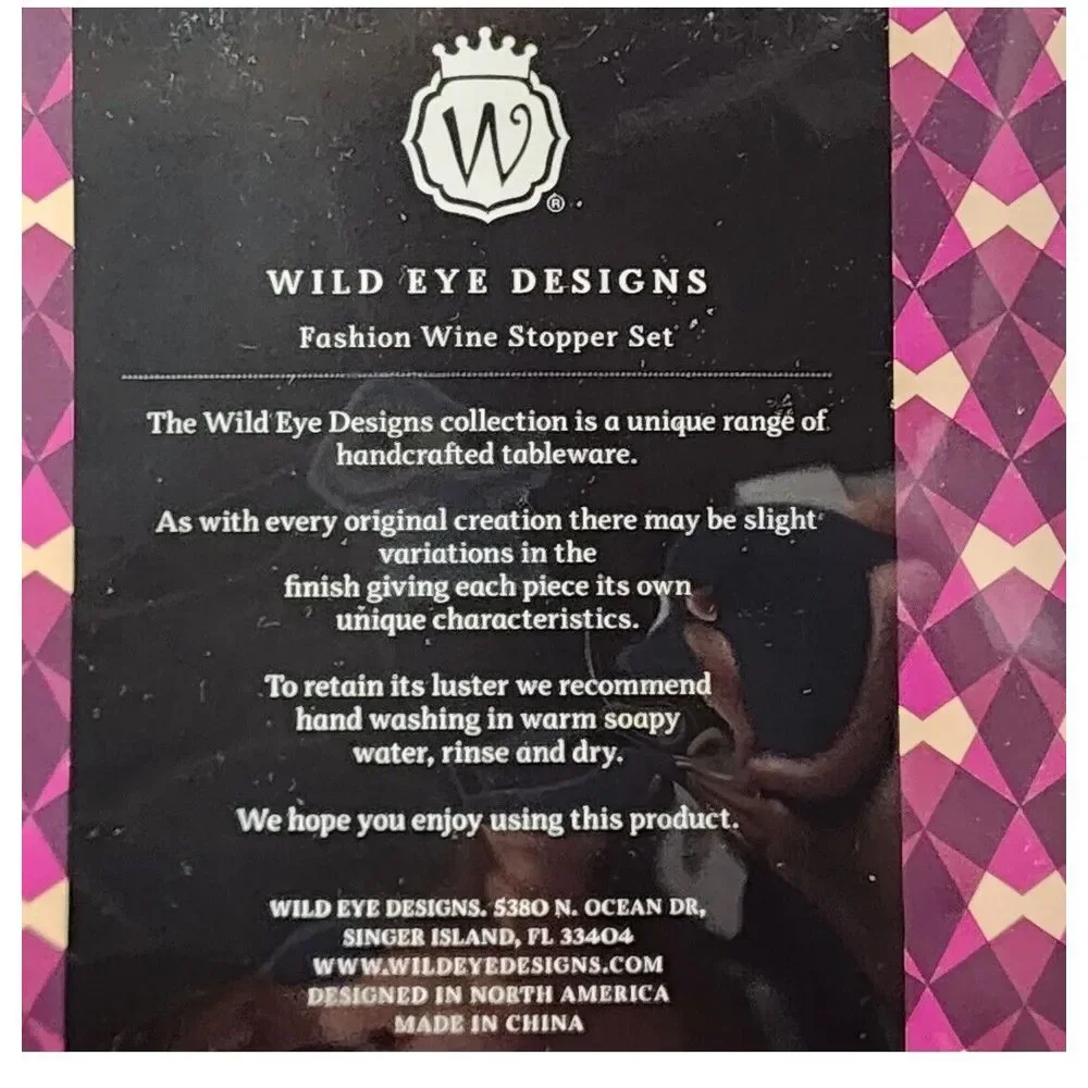 Wild Eyes Designs - Fashion Wine Stoppers -‎ Bag & Shoe